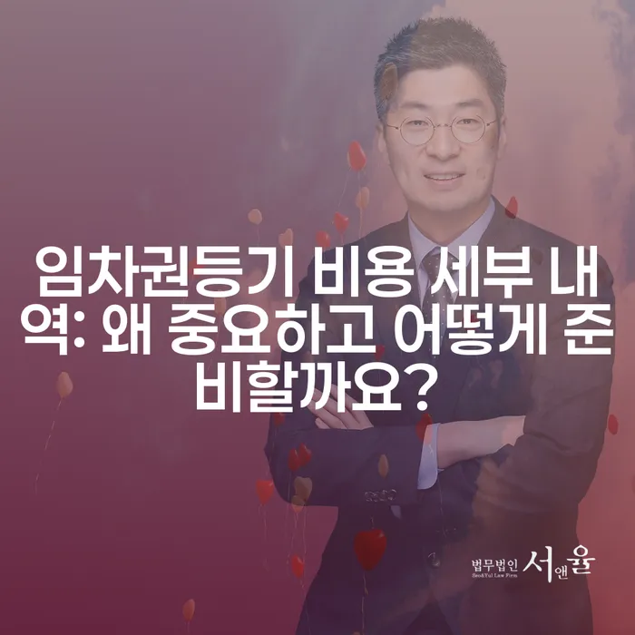 임차권등기 비용 세부 내역: 왜 중요하고 어떻게 준비할까요?